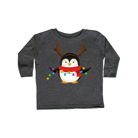 

Inktastic Penguin Xmas Gift Toddler Boy or Toddler Girl Long Sleeve T-Shirt