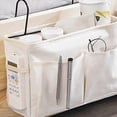 thumbnail image 3 of 2X Bolsa de Almacenamiento de Bolsillo para Colgar Junto una la Cama Soporte Organizador de Cajita de Almacenamiento Junto una la Cama para Cabeceros Literas Dormitorios,, 3 of 4