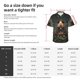 thumbnail image 5 of Fotbe Lotus Leaf Starry Sky Guinea Pig Camisa Hawaiana para Hombre Unisex – Camisa Casual de Verano con Botones de Manga Corta de Algodón y Lino,Small, 5 of 7