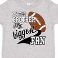 thumbnail image 4 of Inktastic Little Brother and Biggest Fan Football Player Boys Toddler T-Shirt, 4 of 5