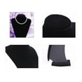thumbnail image 3 of Elegant Black Necklace Bust Stand, Jewelry Display Model for Home Dresser Shelves and Business Showroom Fair, Multi-size, 3 of 4