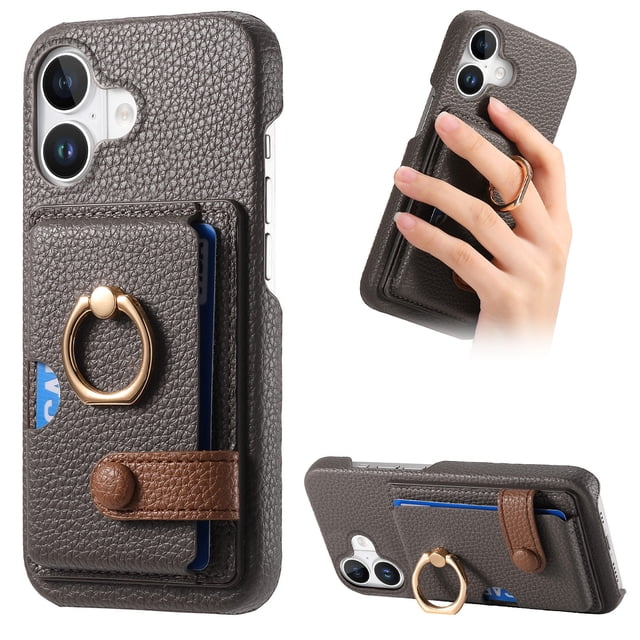 Compatible con Samsung Galaxy A53, Funda GANGXUN con soporte magnético y tarjetero