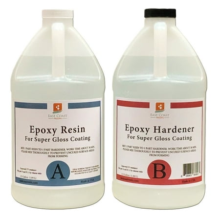 EPOXY RESIN 2 Gal kit for Super Gloss Coating and Table (Best Epoxy Resin For Jewelry)