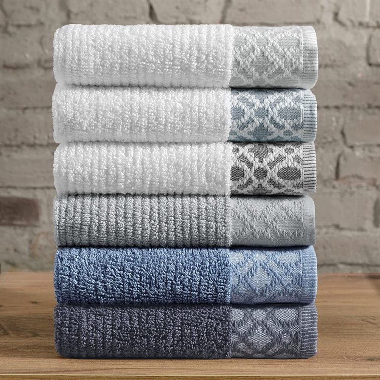 Market & Place 100% Cotton Super Soft Luxury Towel Set | Quick-Dry and  Highly Absorbent | Ribbed Textured | 550 GSM | 2 Bath Towels, 2 Hand  Towels, 