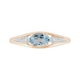 thumbnail image 2 of 0.45 Ct Weight Natural Sky Blue Topaz Gemstone 925 Sterling Silver Promise Ring, 2 of 2