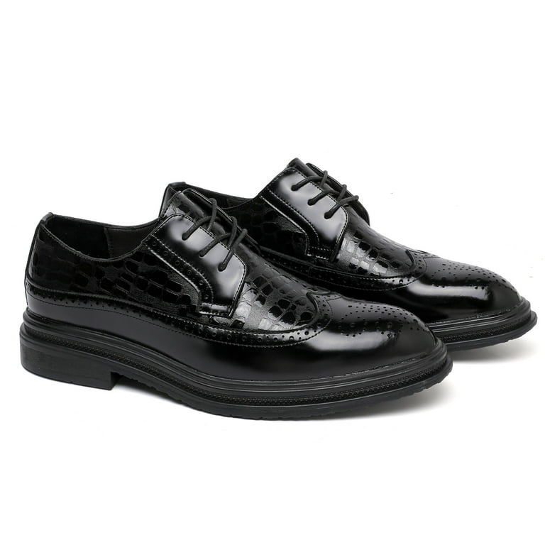 mens black dress shoes size 7 Bignwideshoes.com - Mt. Emey 708-L Black main image 0