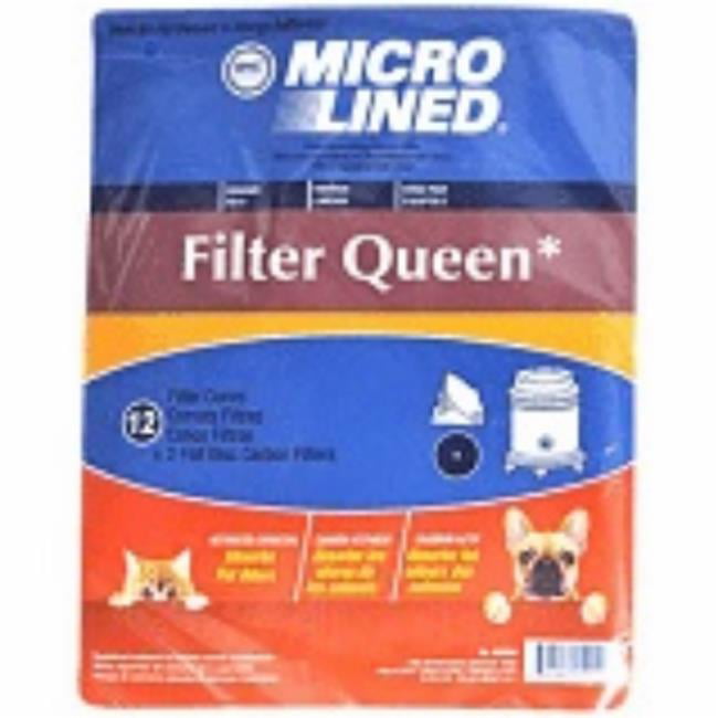 Vacuum Cleaner Bags for Majestic Rn92 Filter Queen 50047 2 Filters and 12 Cones for sale online 