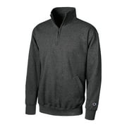 Unisex Eco Fleece 1/4 Zip, Charcoal Heather - M