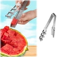 thumbnail image 2 of TIELUTT Watermelon Cutter Slicer Cube Watermelon Cutting Commercial Vegetable Chopper Hamburger Rings to Cook Patties Multifunction Chopper Potato Meat Masher String Chopper Manual Food Processor 2 C, 2 of 6