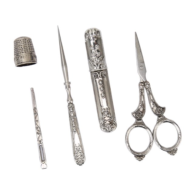 Kit de Herramientas de Bordado ANGGREK Completo de Acero Inoxidable