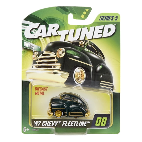 Vehículo de juguete MGA Entertainment Chevy Fleetline K. Green (Serie CarTuned™ 5)