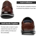 thumbnail image 3 of Men's Casual Dress Shoes Classic Leather Business Office Derby Shoes Comfortable Fashion Formal Oxford Sneakers, 3 of 7