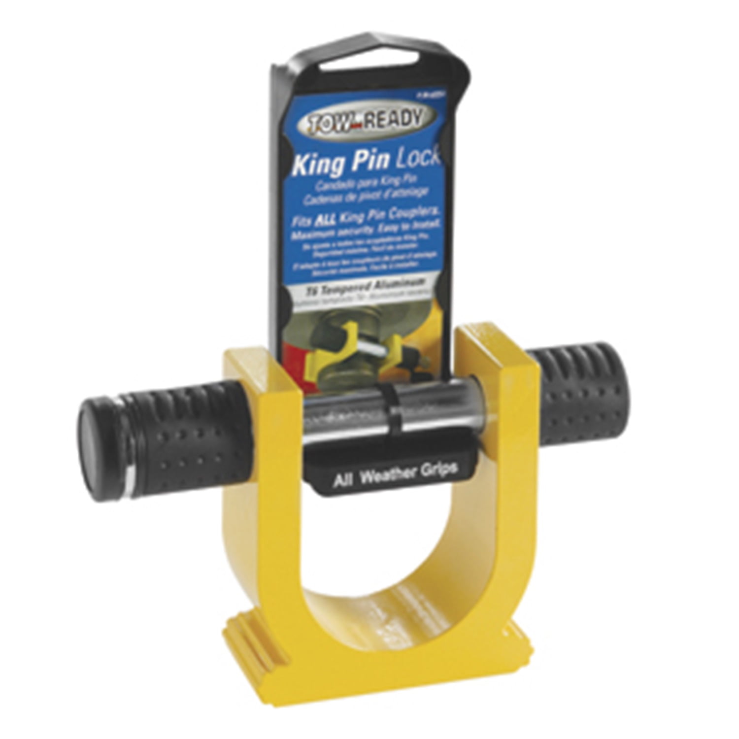 Reese 63251 Trailer King Pin Lock King Pin Lock For All King Pin Couplers; With U Clamp/ Bar