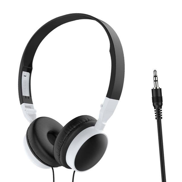 s 103 DB Sensibilidad Reducción de Ruido Diafragma Compuesto Plegable Graves s Interfaz de 3,5 Mm para Computadora Niñas Adultos Ado Negro