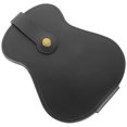 thumbnail image 1 of WEUVEB Electric Acoustic Guitar Picks Storage Holder Black PU Bag Portable Case for String Instruments, 1 of 7
