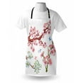 thumbnail image 3 of Floral Apron Collection Flowering Branches Colorful Spring Garden Theme Seasonal Art Print, Unisex Kitchen Bib Apron with Adjustable Neck for Cooking Baking Gardening, Pink Brown Green, by Ambesonne, 3 of 3