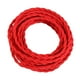 thumbnail image 2 of Cable de luz colgante, cable de lámpara, retro, con cuerda de cáñamo retorcida, cable de lámpara de decoración de 5 m para cocina y dormitorio rojo, 2 of 8