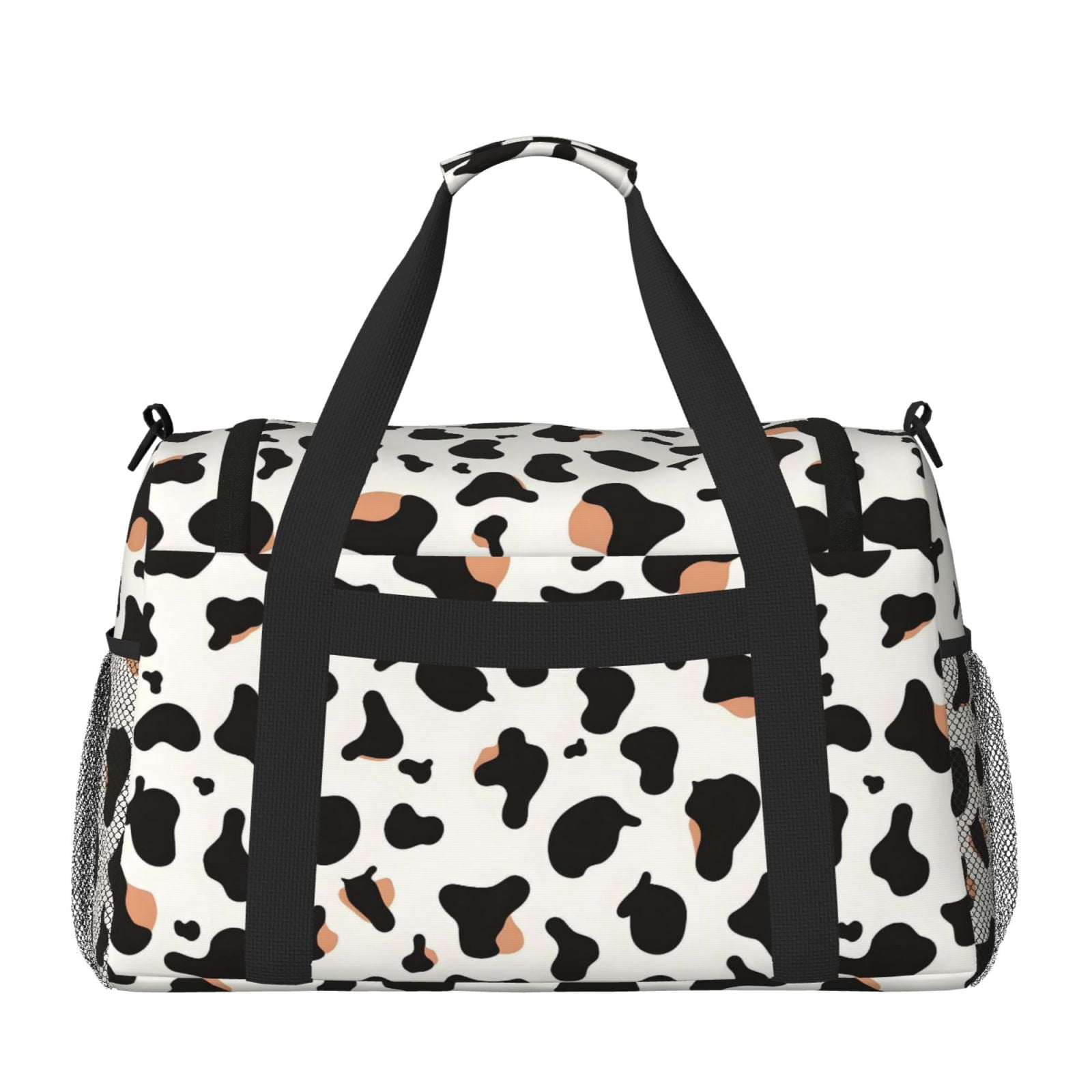 Portable Backpack Travel Bag Computer Business Travel Bag 11.8×15.4 Inches Waterproof Type Suitable For Outdoor Hiking And Office Use Simple Cow Print Pattern1_1