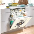 thumbnail image 2 of Yayeee Magnetic Dishwasher Cover for The Front Decoration Home Kitchen Machine Sticker Protector, Beige Astronaut Planet, 2 of 6