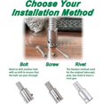 thumbnail image 3 of EESC2Y Metal 3/4" (.75) Threaded Tips Replacement Kits for Telescopic Extension Poles Repairing, 3 of 8