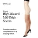thumbnail image 2 of Faja Shapewear SPANX de Cintura Alta y Media Pierna Transparente Talla G, 2 of 6