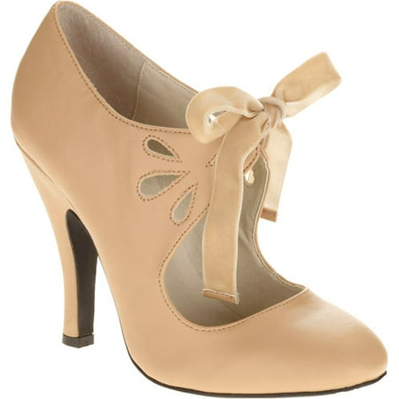 Mo Mo Fab Tie Oxford Pump Dress Shoe
