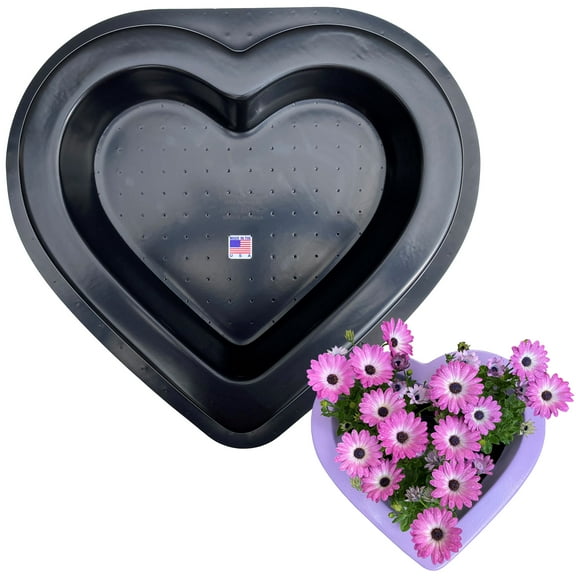 Concrete Heart Mold - DIY Garden Statue Planter