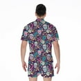 thumbnail image 2 of Calaveras Day Of The Dead Pattern Short Sleeve Men'S Rompers Casual Summer Jumpsuits Outfit, 2 of 4