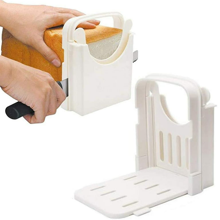 Manual Plastic Loaf Bagel With Cutting Guide Splicing Slicing Machine Bread  Slicer Toast Cutter Kitchen Tool