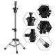 thumbnail image 4 of 60cm Adjustable Wig Head Stand Mannequin Tripod Hairdressing Training Holder, 4 of 4
