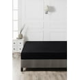 thumbnail image 3 of Patik - Hope - Black Ranforce Double Fitted Sheet, 3 of 3