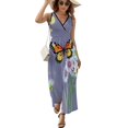thumbnail image 1 of Watercolor Dandelion Vestido Sin Mangas Vestidos Para Mujer, Vestido Suelto De Verano 2025, 1 of 5
