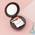 thumbnail image 1 of Retainer Storage Box Portable Lightweight Leak Proof 3 Layers Multifunctional Retainer Cleaning Container, 1 of 5