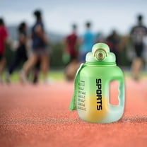 Kcavykas Large-Capacity Water Bottles New Outdoor Fitness Food Grade Material Plastic Travel Cups For Men Women Portable Durable Leakproof Water Bottle Back To School Supplies Wal-Mart