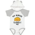 thumbnail image 3 of Inktastic My Auntie Loves Me with Taco Illustration Boys or Girls Baby Bodysuit, 3 of 5