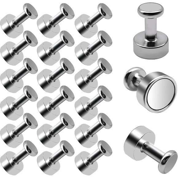 Stainless Steel Coffee Tamper Amazing Magnetism, Heavy Duty for Ergonomic Design, Smooth Finish Unlimited Applications in Home Office, Large Fridge Magnet Set of 18pcs
