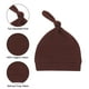 thumbnail image 4 of Gorro de bebé de una sola capa, gorro para chupete de bebé, gorro con nudo ajustable para bebé, gorro tejido suave y bonito de algodón, 4 of 6