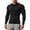 Black-80625aa, variant on Compression Shirt Men Long Sleeve Mock Turtleneck Men Undershirts Workout Quick Dry Muscle Gym Workout Shirts Red XL