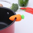 thumbnail image 3 of 2Pcs Pot Lid Overflow Preventer Silicone Lid Holder Creative Shape Heat-Resistant Reusable Anti-spill Kitchen Utensils Holder Boil Lifter, 3 of 7