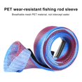 thumbnail image 4 of Rod Protection Cover Stretch Breathable Mesh Pet Lightweight Foldable Fishing Rod Sleeve 170cm with Capped Tip Fishing Pole Protector Accessories, 4 of 8