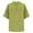 Green, variant on BODOAO Women's V Neck Pullover Blouse 2026 Trendy Half Button up Split Summer Tops Casual Half Sleeve Shirts Relaxed Fit Plain T-Shirts Vacation Beach Wear Blue L
