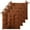 Coffee, variant on Xhegex Chair Cushions for Dining Chairs, Set of 4 Square Chair Pads Indoor Seat Cushions Pillows with Ties Thick Soft Seat Cushion for Kitchen Dining Office Chair (15.7", Coffee)