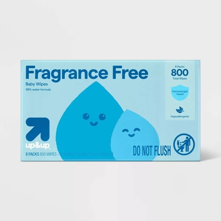 Fragrance-Free Baby Wipes - up&up™ (Select Count) 216 wipes