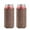Stripe Brown, variant on 2 Pieces Can Cooler Sleeves Insulated Collapsible Beer Can Sleeve Rainbow Brown Can Cooler Sleeve for Energy Drink & Beer