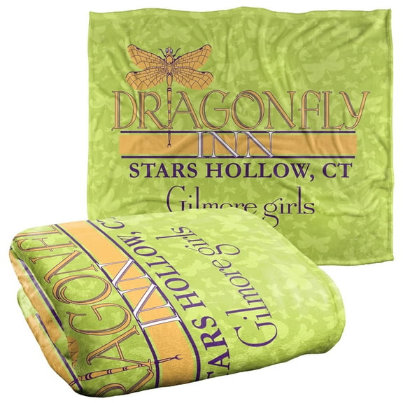 Gilmore Girls Dragonfly Inn Logo Silky Touch Super Soft Throw Blanket 50' x 60'