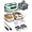 Green, variant on Electric Lunch Box Food Heater for Work, 80 W Food Warmer for Car Truck Travel with 2 Stainless Steel Containers 1.5 Liters Potable Self Heating lunch Box for Adults lonchera eléctrica portátil, Green