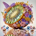 thumbnail image 2 of 5D DIY Parcial Perforación Especial Diamante Painting Kit Kiwi 30x30cm, 2 of 9
