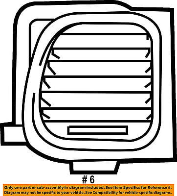 GM OEM Dash Air Vent-AC A/C Heater Duct Outlet Louvre Right 15852756