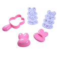 thumbnail image 4 of Small Rice Ball Mould Set, Lovely Cartoon Pattern Diy Sushi Bento Nori Rice Mould (rabbit-shaped), 4 of 5