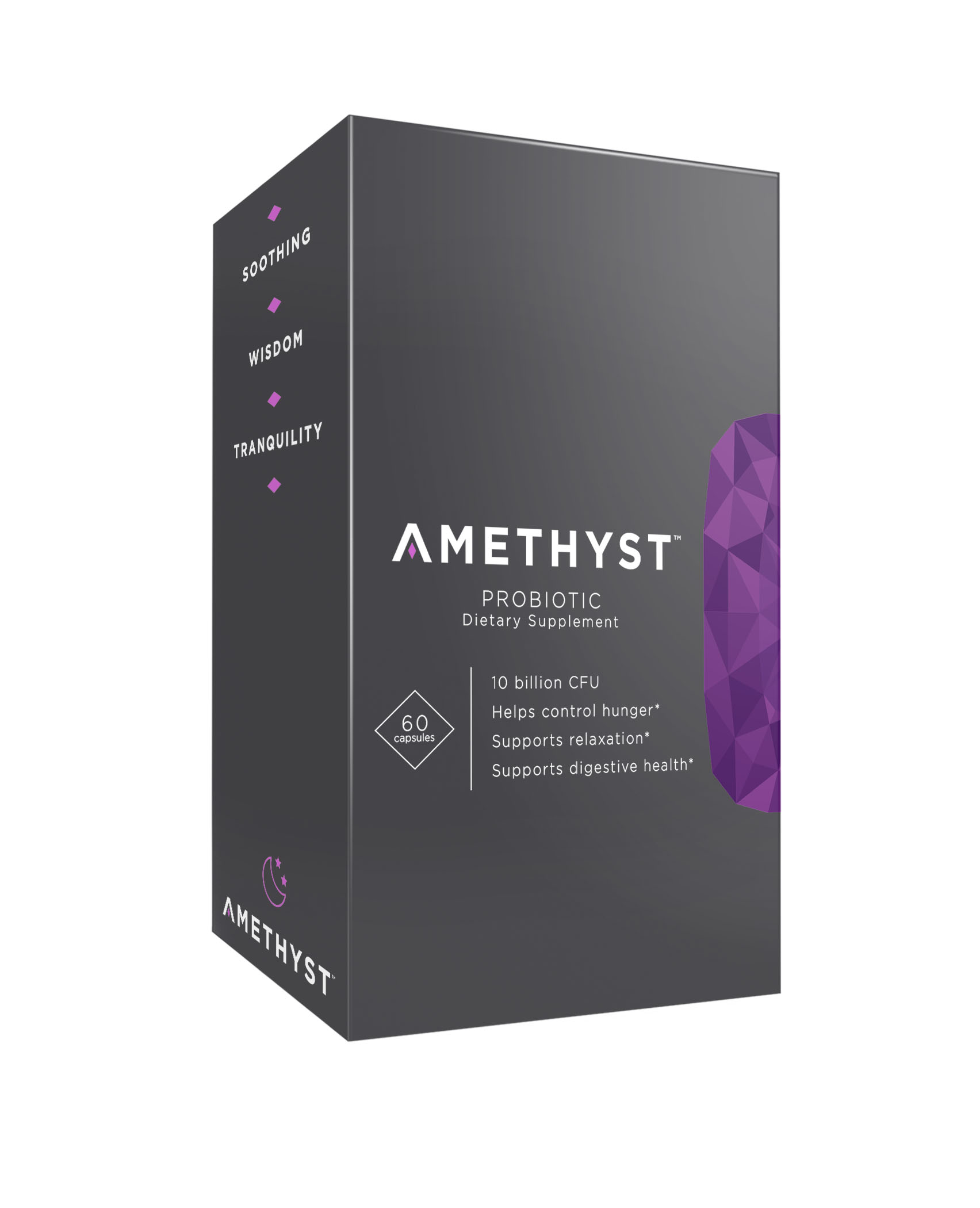 Amethyst Probiotic Dietary Supplement, 60 Capsules 300mg